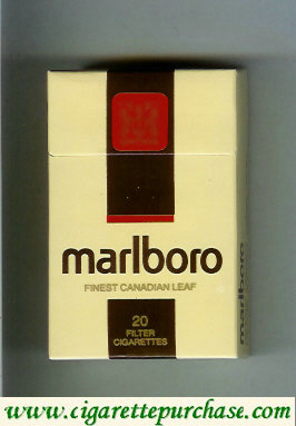 Marlboro Canadian cigarettes hard box